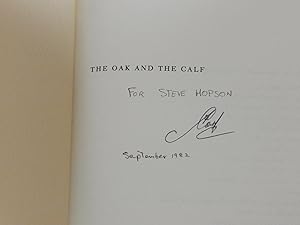 Bild des Verkufers fr The Oak and the Calf: A Memoir zum Verkauf von Reed's Rare Books