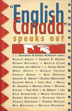 Seller image for English Canada Speaks Out for sale by BYTOWN BOOKERY