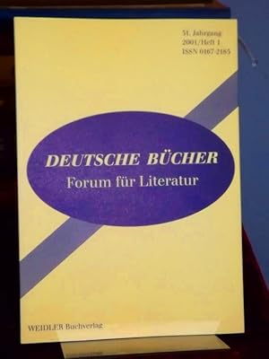 Seller image for Deutsche Bcher. Forum fr Literatur. 31. Jahrgang 2001 Heft 1. Autorengesprch - Kritik - Interpretation. for sale by Antiquariat Hecht