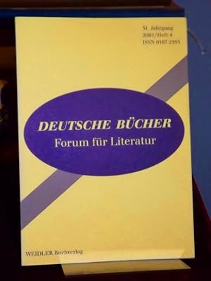 Seller image for Deutsche Bcher. Forum fr Literatur. 31. Jahrgang 2001 Heft 4. Autorengesprch - Kritik - Interpretation. for sale by Altstadt-Antiquariat Nowicki-Hecht UG