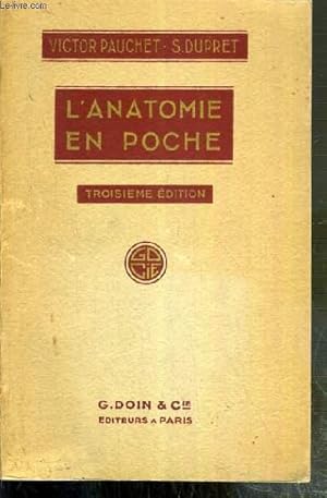 Imagen del vendedor de L'ANATOMIE DE POCHE - 3eme EDITION. a la venta por Le-Livre