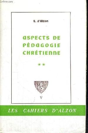 Seller image for ASPECTS DE PEDAGOGIE CHRETIENNE for sale by Le-Livre