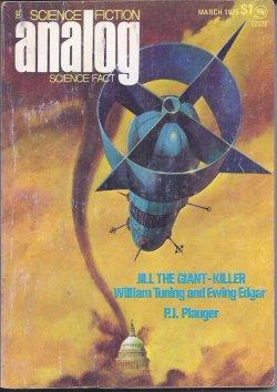 Imagen del vendedor de ANALOG Science Fiction/ Science Fact: March, Mar. 1975 a la venta por Books from the Crypt