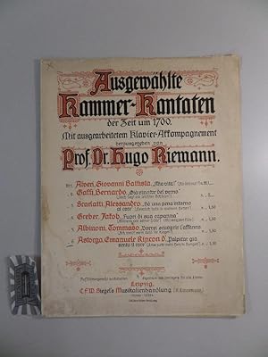 Seller image for Ausgewhlte Kammer-Kantaten der Zeit um 1700. No. 6: Emanuele Rincon d Astorga. "Palpitar gia sento il core". 15354. for sale by Druckwaren Antiquariat
