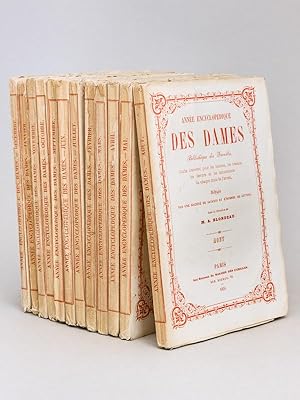 Année Encyclopédique des Dames. Année 1855 (12 Tomes - Complet) Guide Universel pour les besoins,...