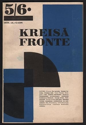 Seller image for Kreisa fronte. [Left Front.] 1930. No. 5/6 for sale by Fldvri Books