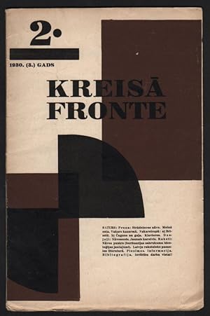 Seller image for Kreisa fronte. [Left Front.] 1930. No. 2 for sale by Fldvri Books