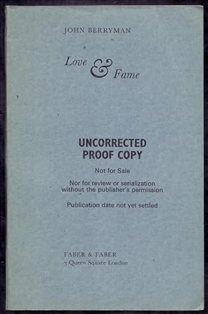 Love and Fame *UK PROOF copy*