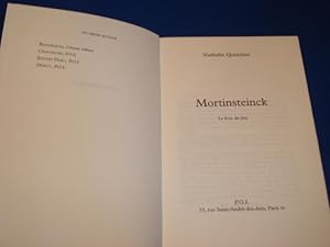 Seller image for Mortinsteinck for sale by Emmanuelle Morin