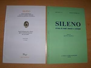 Immagine del venditore per KONVOLUT VON 2 HEFTE SILENO - rivista di studi classici e cristiani / RIVISTA SEMESTRALE DI STUDI CLASSICI E CRISTIANI *. Sonderdruck. IMMATURITAS (MATURITAS) // LE TRADUZIONI LATINE DI ORIBASIO: RELAZIONI TRA LA REDAZIONE Aa E. LA REDAZIONE La. venduto da Antiquariat am Ungererbad-Wilfrid Robin