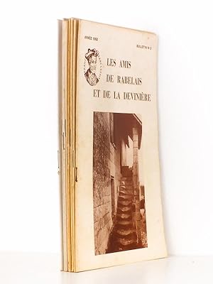 Les amis de Rabelais et de La Devinière , Bulletin ( lot de 8 numéros du Tome I, années 1952, 195...