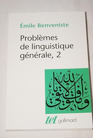 Seller image for PROBLEMES DE LINGUISTIQUE GENERALE, 2 for sale by Librairie RAIMOND