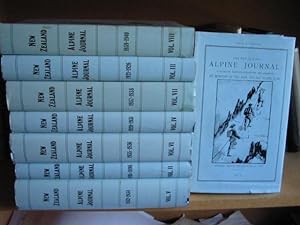 The New Zealand Alpine Journal, Volumes I - V [ 1 to 5 ] in Eight Books -- [ Facsimilie ]