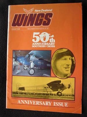 New Zealand Wings. August 1978. 50th Anniversary Southern Cross. Anniversary Issue