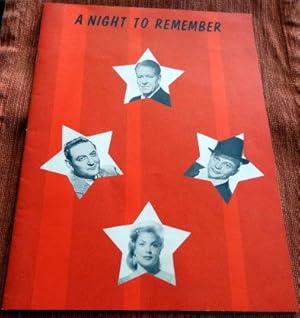 A Night To Remember: Nelson Eddy, Gale Sherwood, Guy Lombardo, Edgar Bergen and Charlie McCarthy....