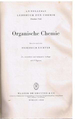 Bild des Verkufers fr Lehrbuch der Chemie zum Verkauf von Allguer Online Antiquariat