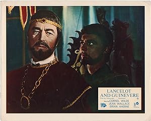 Image du vendeur pour Lancelot and Guinevere [Sword of Lancelot] (Original British front-of-house card from the 1963 film) mis en vente par Royal Books, Inc., ABAA
