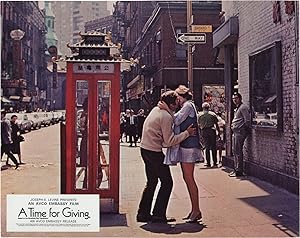 Imagen del vendedor de A Time for Giving [Generation] (Original British front-of-house card from the 1969 film) a la venta por Royal Books, Inc., ABAA