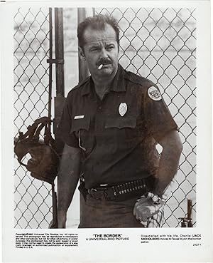 Imagen del vendedor de The Border (Original photograph of Jack Nicholson from the 1982 film) a la venta por Royal Books, Inc., ABAA