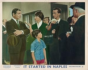 Seller image for It Started in Naples (Original British front-of-house card from the 1960 film) for sale by Royal Books, Inc., ABAA