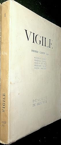 Imagen del vendedor de VIGILE - 1 Cahier 1932. a la venta por Le Chemin des philosophes