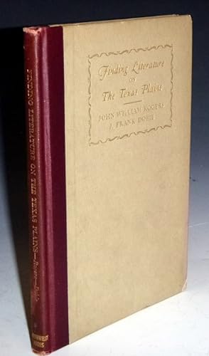 Seller image for Finding Literature on the Texas Plains, with a Representative Bibliography of Books on the Southwest By J. Frank Dobie (Mark Van Doren's copy) for sale by Alcuin Books, ABAA/ILAB