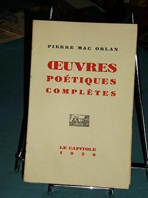 Oeuvres Poétiques Complètes