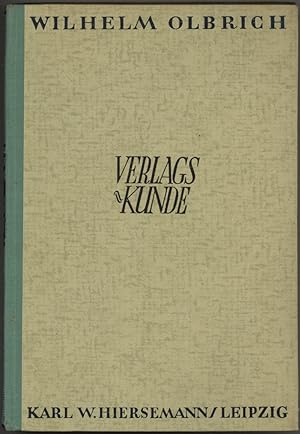 Seller image for Einfhrung in die Verlagskunde. 2. vernderte Auflage. for sale by Schsisches Auktionshaus & Antiquariat