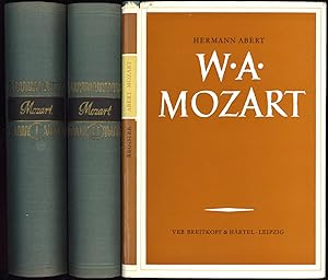 W. A. Mozart. Neubearbeitete und erweiterte Ausgabe von Otto Jahns Mozart. 7. Auflage. 2 Bände un...