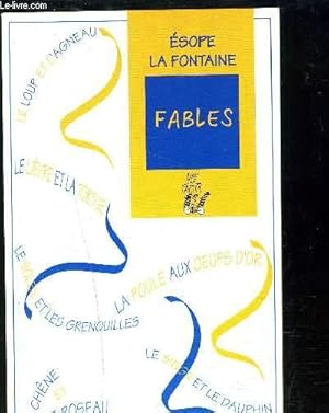 Image du vendeur pour ESOPE ET JEAN DE LA FONTAINE- FABLES mis en vente par Le-Livre