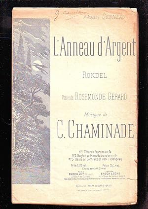 Seller image for L'Anneau D'argent : Rondel - Posie De Rosemonde Grard, musique De C. Chaminade for sale by Planet's books