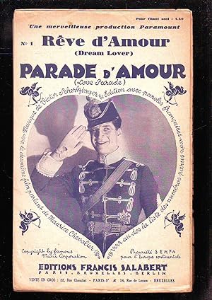 Seller image for Rve D'amour - (Dream Lover) : De L'oprette Paramount Parade D'amour - Paroles De Bataille-Henri, Musique De Victor Schertzinger for sale by Planet's books
