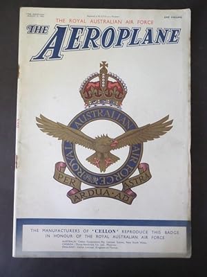 The Aeroplane: The Royal Austalian Air Force Issue incorporating Aeronautical Engineering, August...