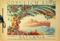 Seller image for Brochure Cosulich Line Saturnia for sale by nautiek