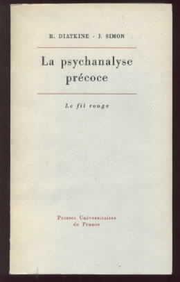 Bild des Verkufers fr La psychanalyse prcoce; Le processus psychanalytique chez l'enfant. zum Verkauf von Librairie  la bonne occasion