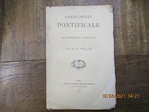 Seller image for L'infaillibilit pontificale. for sale by LE MUSEE DU LIVRE