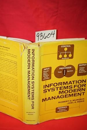 Imagen del vendedor de Information Systems for Modern Management a la venta por Princeton Antiques Bookshop