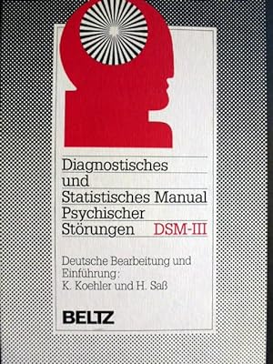 [Diagnostic and statistical manual of mental disorders. dt.] Diagnostisches und statistisches Man...