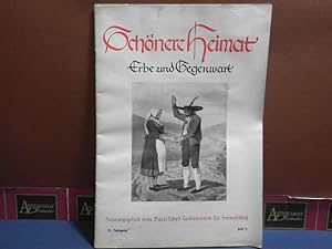 Immagine del venditore per Schnere Heimat. Erbe und Gegenwart. 33. Jahrgang, Heft 2. venduto da Antiquariat Deinbacher