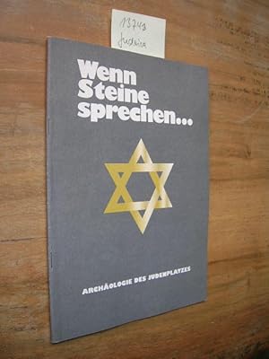Seller image for Wenn Steine sprechen. Archologie des Judenplatzes. for sale by Klaus Ennsthaler - Mister Book