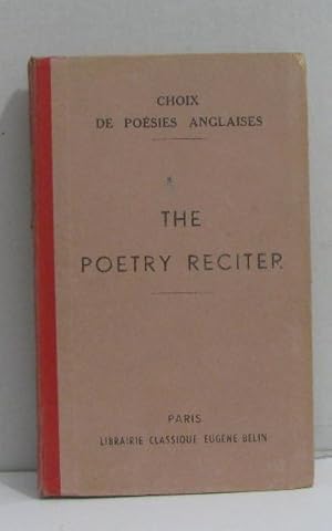 Seller image for The poetry reciter for sale by crealivres