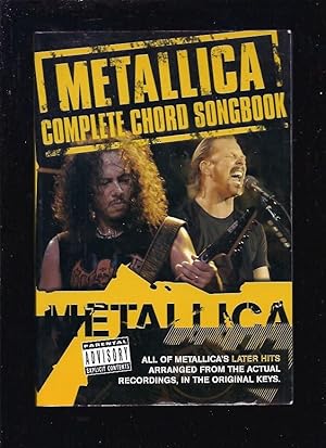 METALLICA. COMPLETE CHORD SONGBOOK