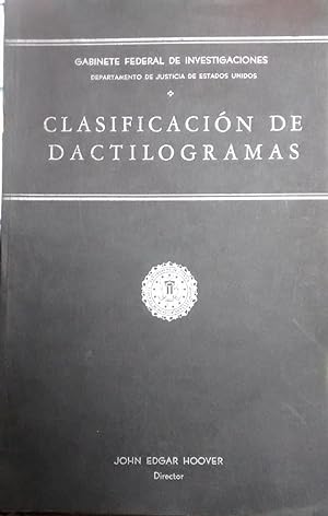Seller image for Clasificacin de dactilogramas for sale by Librera Monte Sarmiento