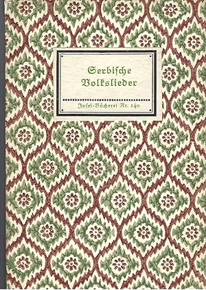 Bild des Verkufers fr Serbische Volkslieder. zum Verkauf von Versandantiquariat Alraune