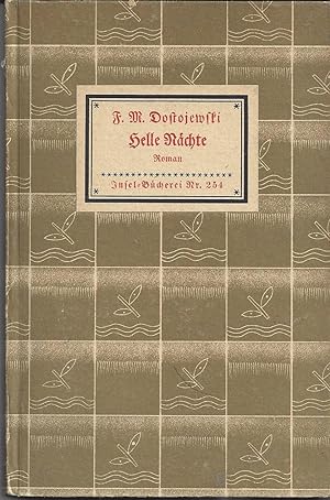 Bild des Verkufers fr Helle Nchte. Ein empfindsamer Roman aus den Erinnerungen eines Trumers. zum Verkauf von Versandantiquariat Alraune