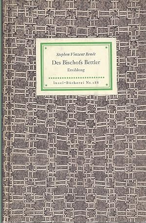 Seller image for Des Bischofs Bettler. Erzhlung. for sale by Versandantiquariat Alraune