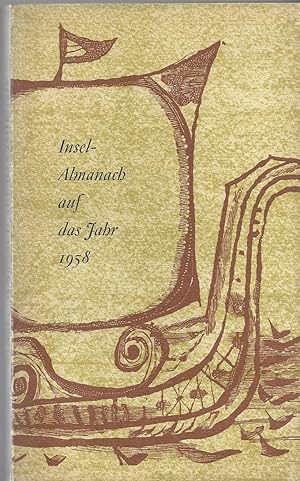 Insel-Almanach auf das Jahr 1958. Umschlag und Monatszeichen von Imre Reiner.