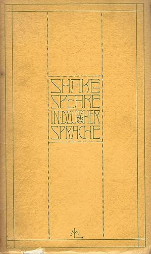 Bild des Verkufers fr Shakespeare in deutscher Sprache. Herausgegeben, zum Teil neu bersetzt von Friedrich Gundolf. Band 5: Knig Heinrich der VI., zweiter Teil - Knig Heinrich der VI., dritter Teil - Knig Richard der III. zum Verkauf von Versandantiquariat Alraune