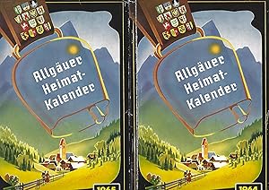 Immagine del venditore per Allguer Heimat-Kalender. Haus-Kalender fr Stadt und Land. Jahrgang 1964 und 1965. 2 Bnde. venduto da Versandantiquariat Alraune
