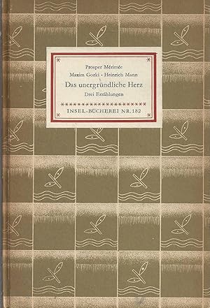 Seller image for Das unergrndliche Herz. Drei Erzhlungen. for sale by Versandantiquariat Alraune